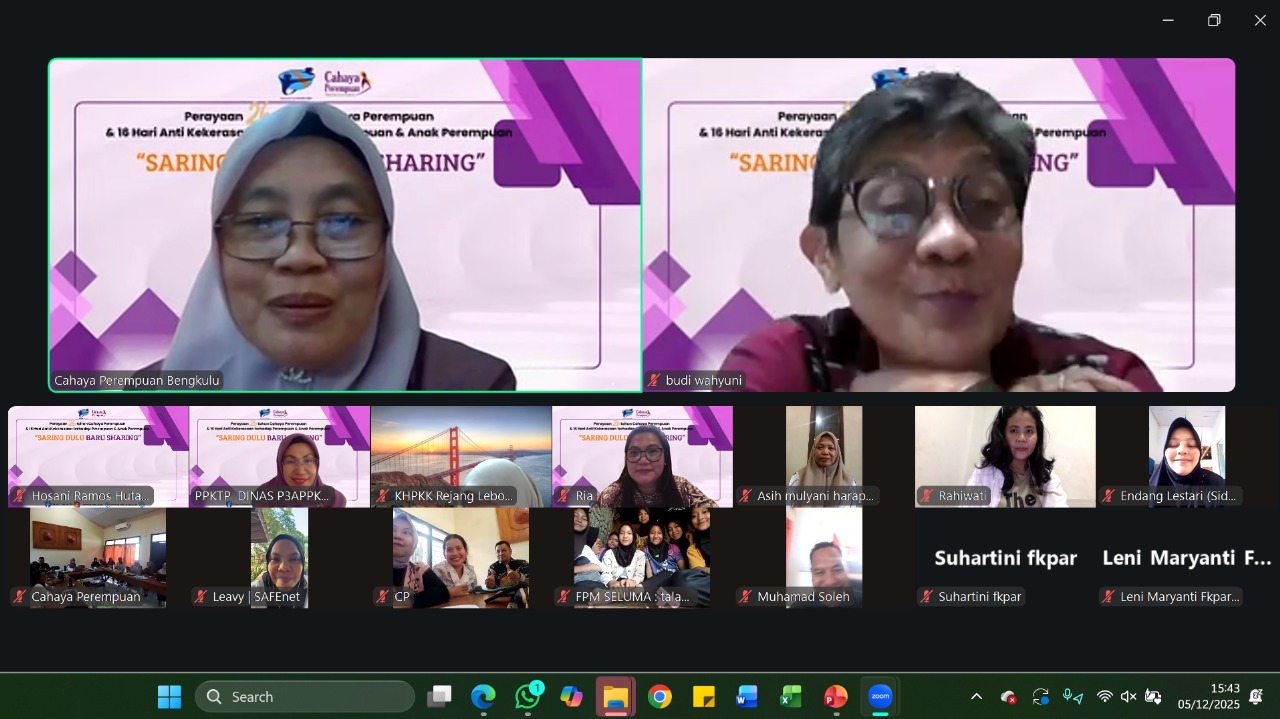 PERJALANAN 26 TAHUN CAHAYA PEREMPUAN & Peringatan 16 HAKtP PERJALANAN 26 TAHUN CAHAYA PEREMPUAN & Peringatan 16 HAKtP